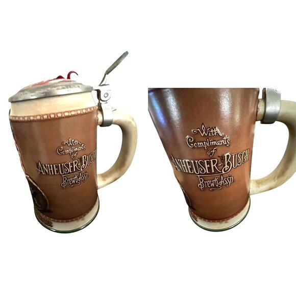 Budweiser Archive Series Beer Stein 1983 Colombian Exposition Ceramic New Box - Picture 7 of 12